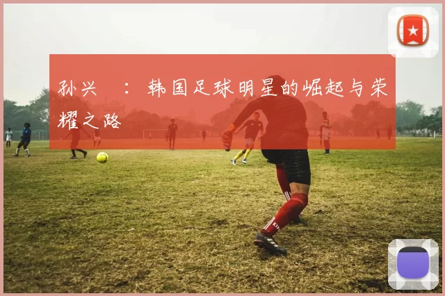 孙兴慜：韩国足球明星的崛起与荣耀之路