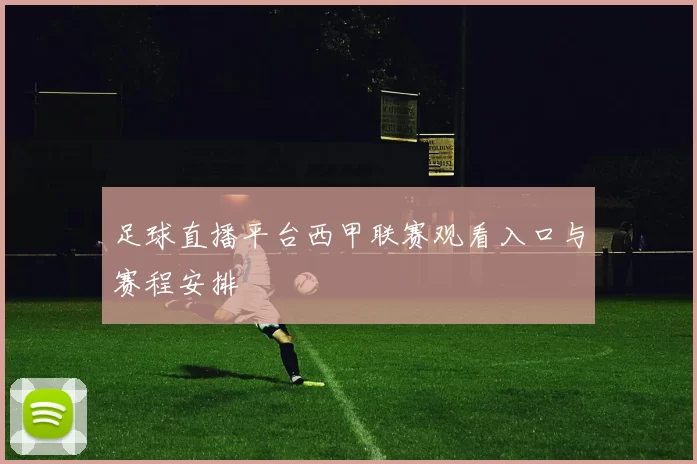 足球直播平台西甲联赛观看入口与赛程安排