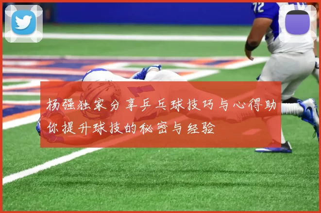 杨强独家分享乒乓球技巧与心得助你提升球技的秘密与经验