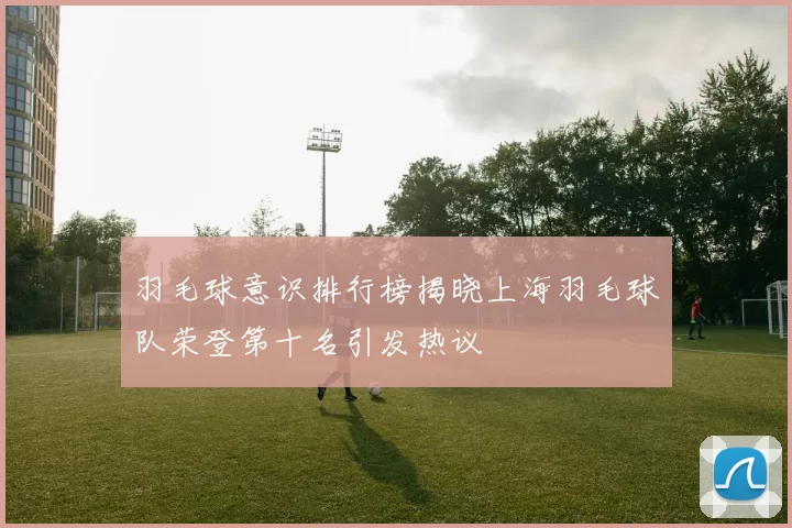 羽毛球意识排行榜揭晓上海羽毛球队荣登第十名引发热议